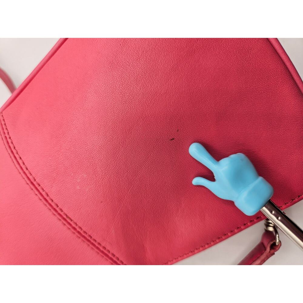 Giani Bernini Women's Pink‎ Crossbody Bag Purse Pockets Zippers Strap Removes - Picture 13 of 14